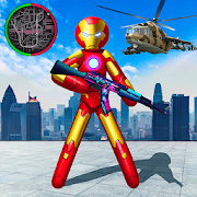 Iron Stickman Rope Hero War Gangstar OffRoad v 1.2 hack mod apk (Coin / Gems)