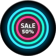 Neon Glow C  Icon Pack 5.9.0 APK Patched