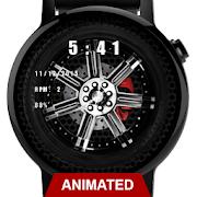 Watch Face Spinning Car Wheel Wear OS Smartwatch 1.0.1 APK Paid
