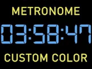 Simple Big Digital Clock with Metronome 1.16 APK