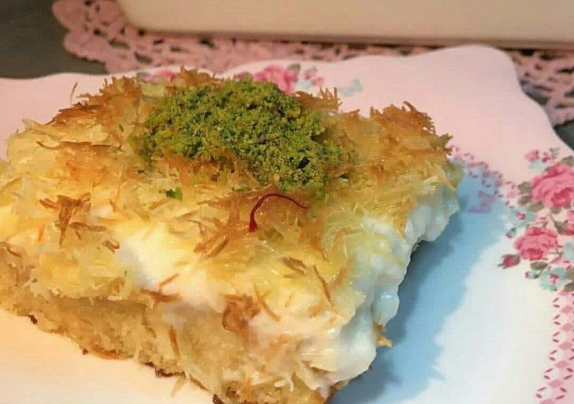 طريقه عمل البسبوسه ب الكنافة