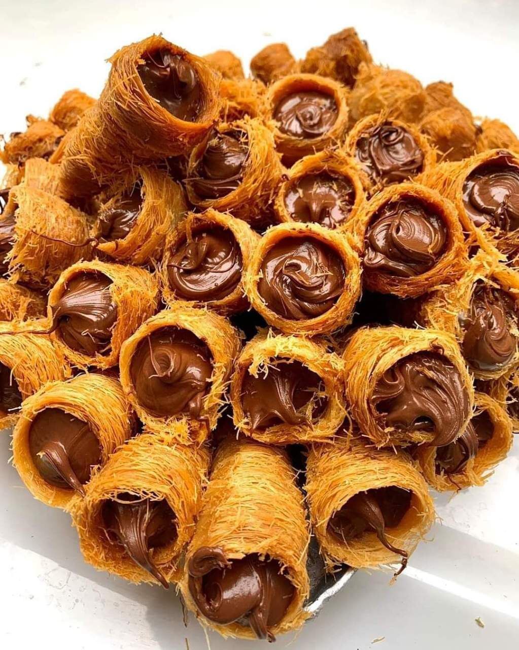 طريقة عمل حلا كنافة با النوتيلا